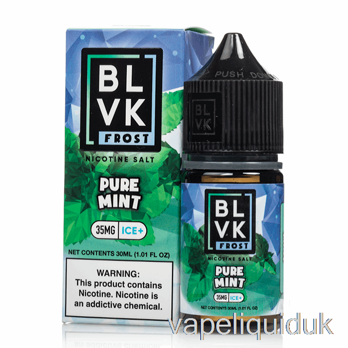 Pure Mint - BLVK Frost Salts - 30mL 35mg Vape Liquid
